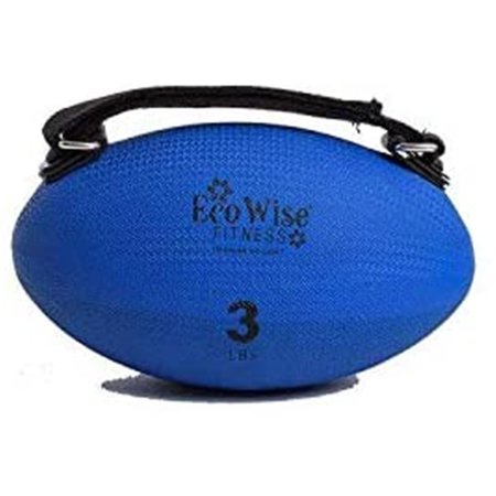 AGM GROUP 3 lbs Eco Wise Slim Olive Weight Ball, Blue Dahlia - 6.25 dia. 85703